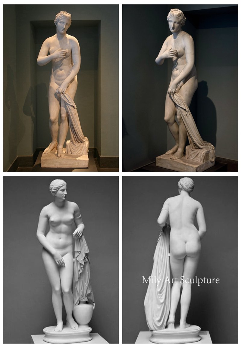 Marble Greek Statue Body Female Aphrodite Details