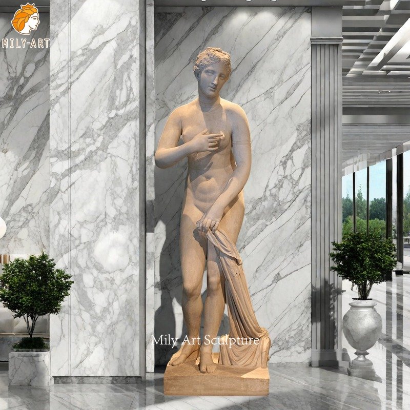 Elegant Marble Greek Statue Body Female Aphrodite