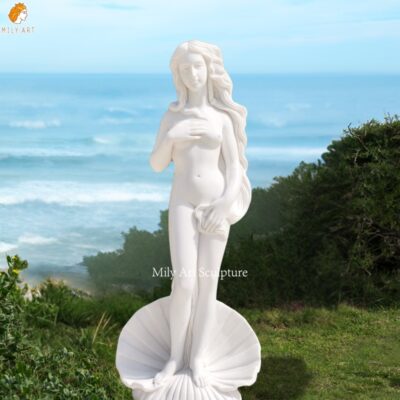 Birth of Venus Marble Statue for Seaside Lawn Decor