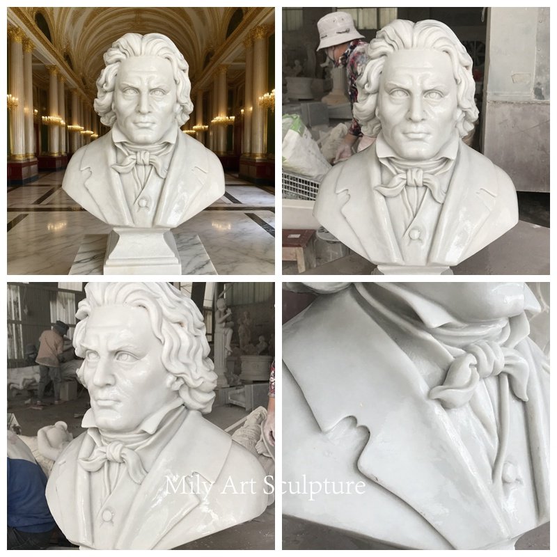 More Marble Bust Statues of Beethoven