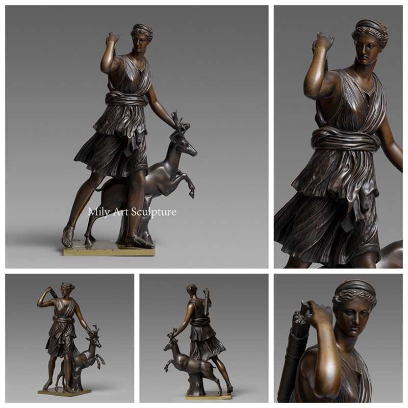 Casting Bronze Diana the Huntress Details