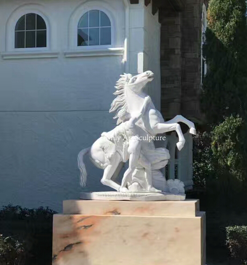 French Marble Equestrian Sculpture Feedback