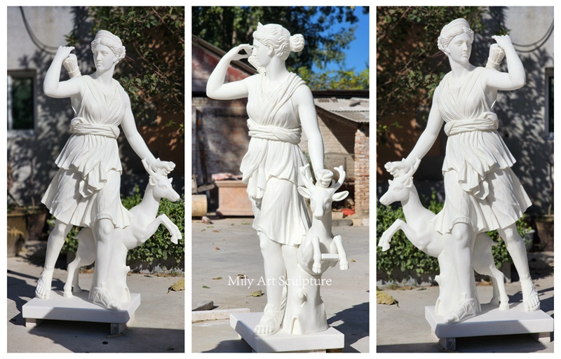 Marble Diana the Huntress Details