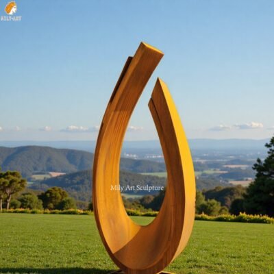 Custom Garden Steel Art Sculpture for Hillside Decor