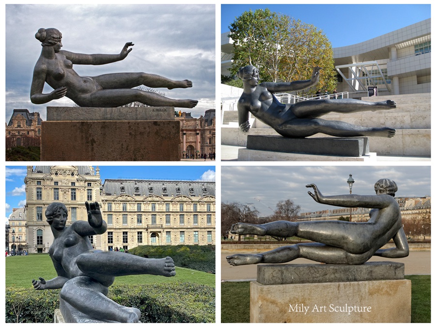 Famous Aristide Maillol L' Air Sculpture Reproduction Details
