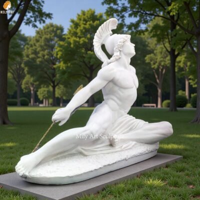 Greek Marble Statue of Dying Achilles MLMS-389