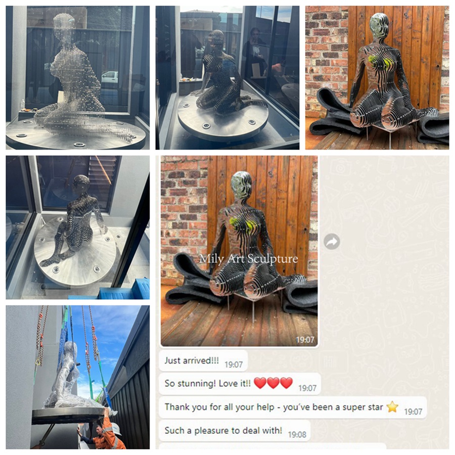 Metal Disappearing Sculpture Customer Feedback