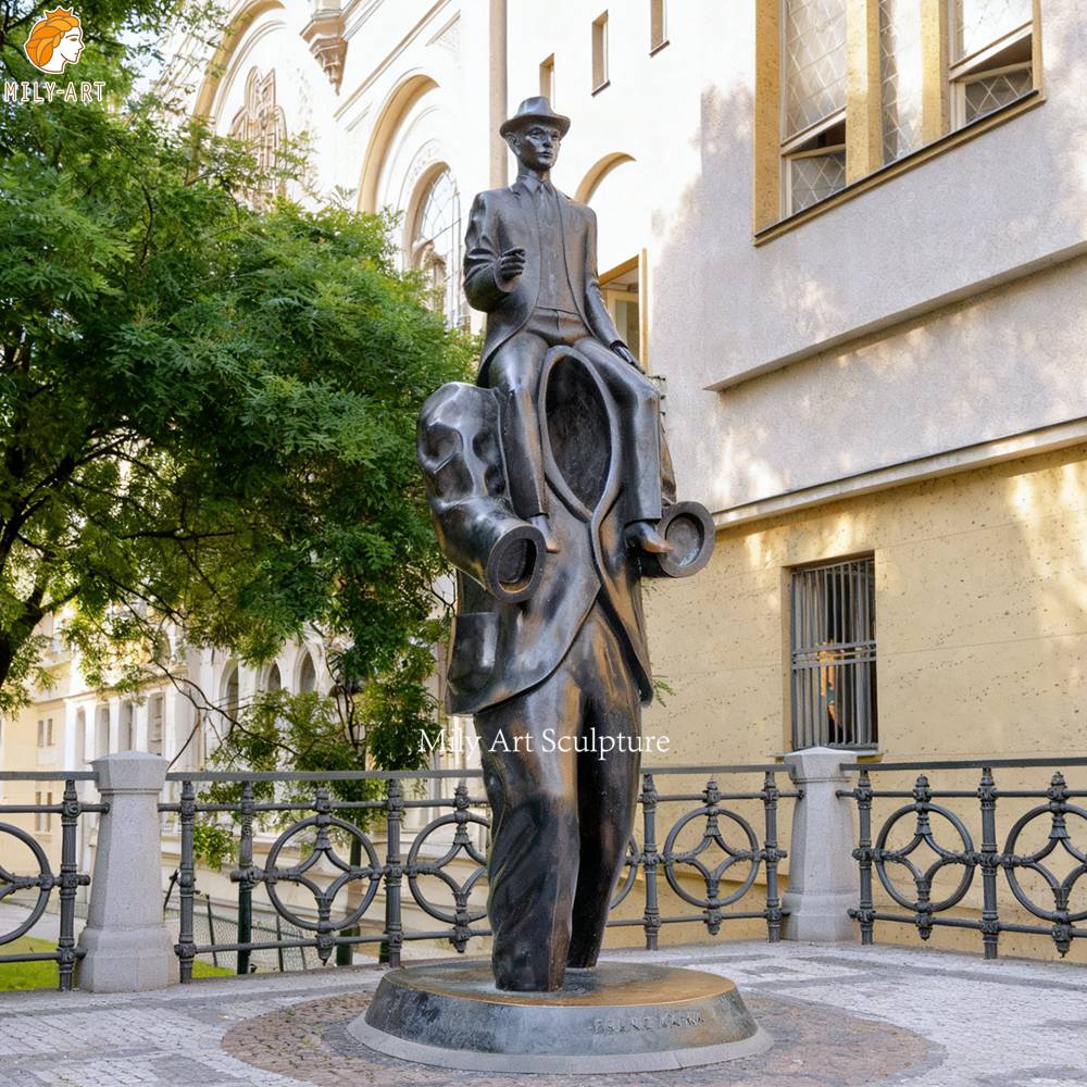 Bronze Statue of Franz Kafka Replica