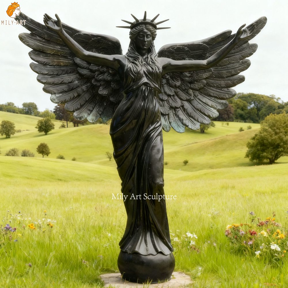Bronze Winged Angel of the Statue
