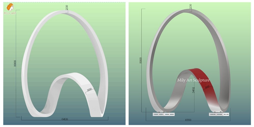 Large Metal Public Art Sculpture Drawings