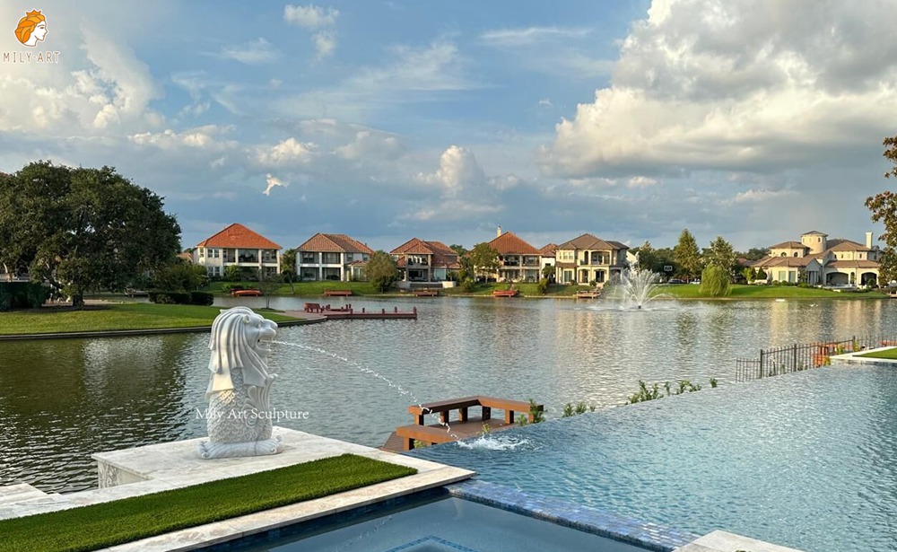 American Marble Merlion Statue Fountain Feedback