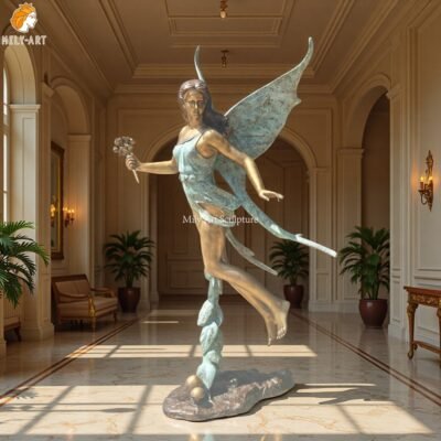Bronze Fairy Statues for Home Decor MLBS-317