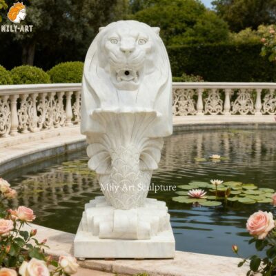 Marble Merlion Statues for Garden MLMS-400