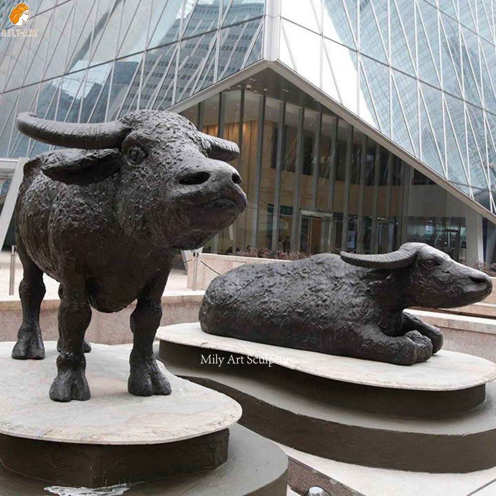 Custom Large Bronze Stock Market Bull Statue