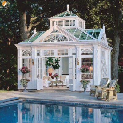 Custom Luxury Iron Garden Pool House