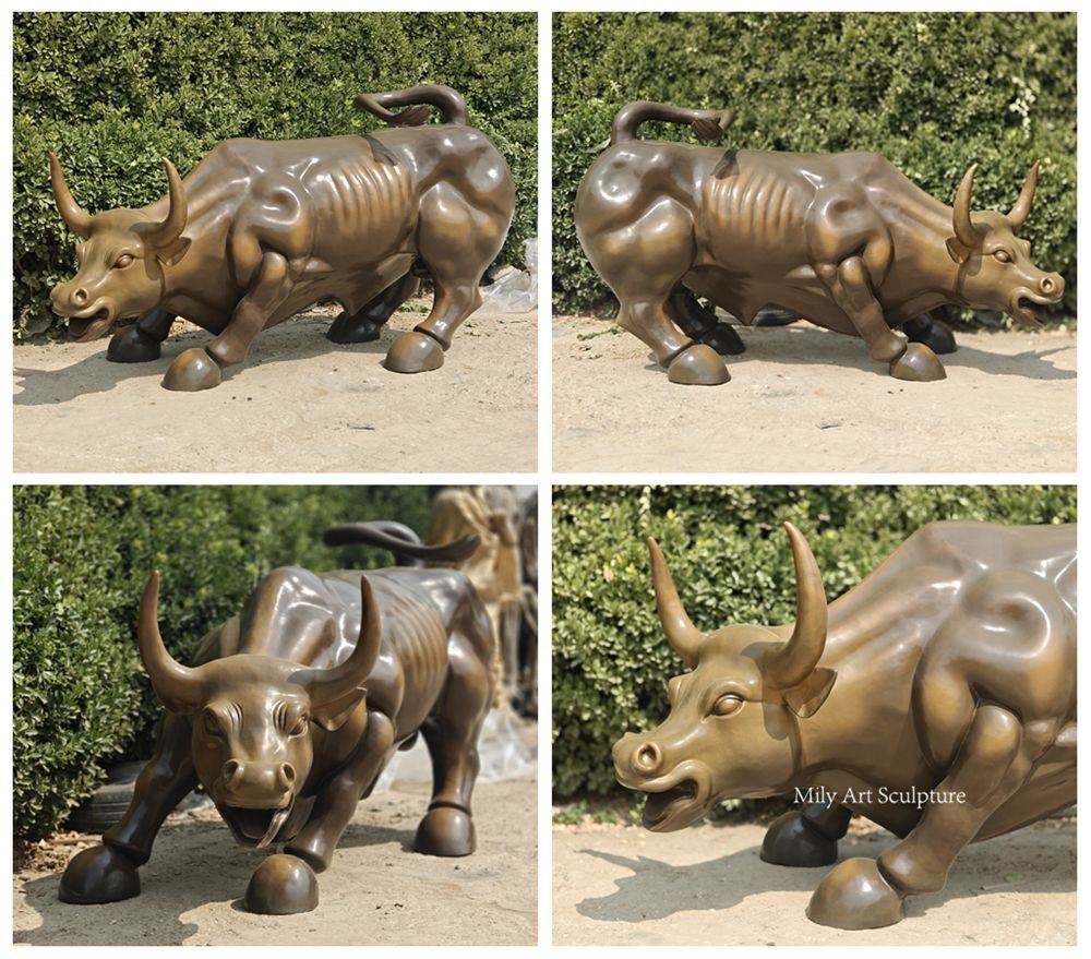Bronze New York Wall Street Bull Replica Details