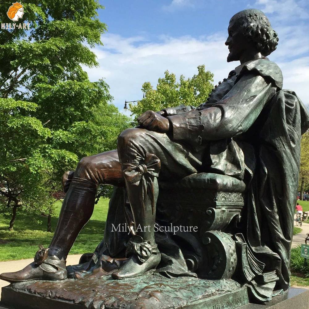 Casting Bronze Statue of William Shakespeare Side View