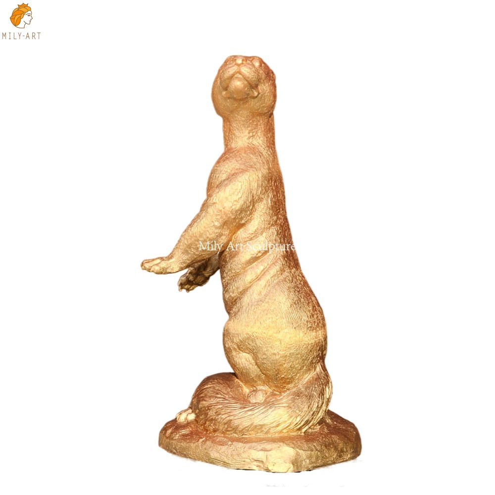Casting Bronze Otter Statue