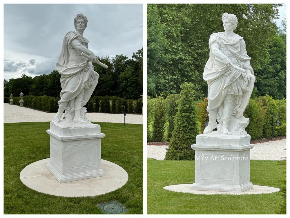 Feedback on the French Manor Marble Caesar Sculpture