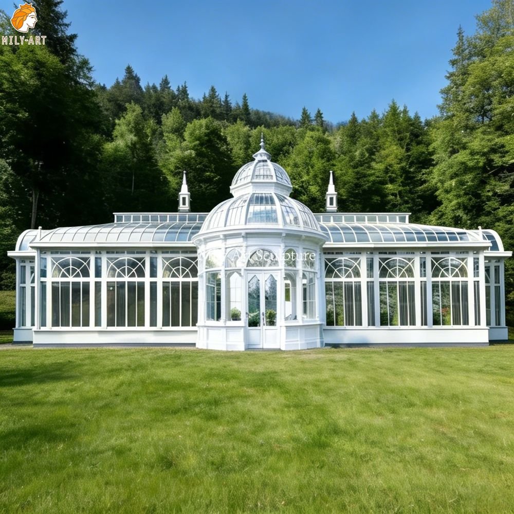 White Wrought Iron Conservatory for Castle