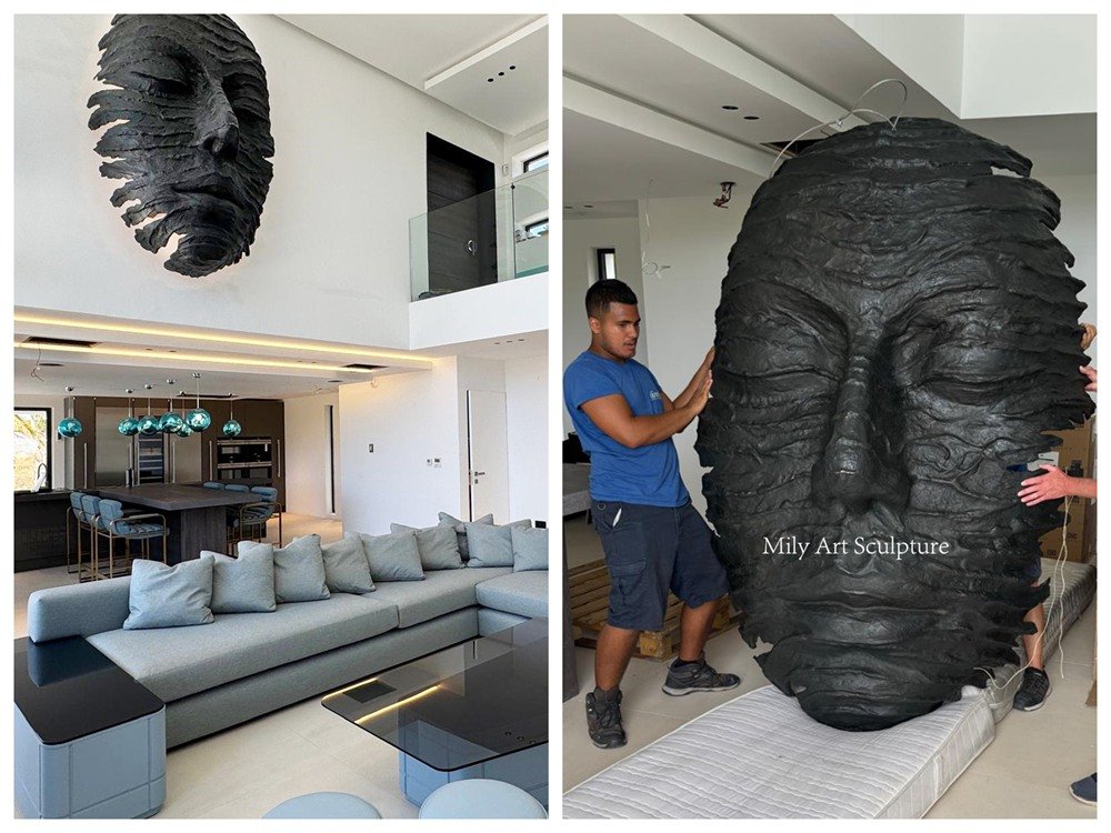 Australia Modern Face Sculpture Feedback