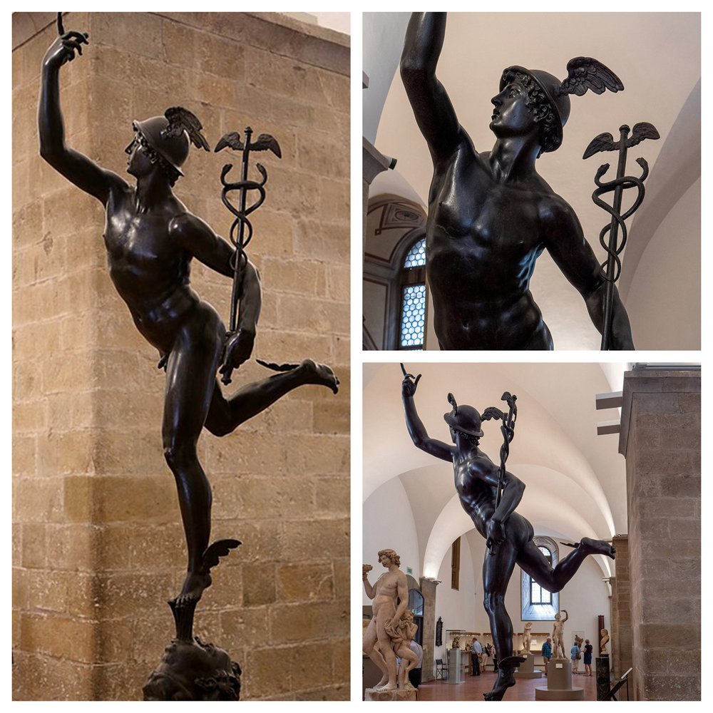 Flying Mercury Bronze Statue Original Work Details
