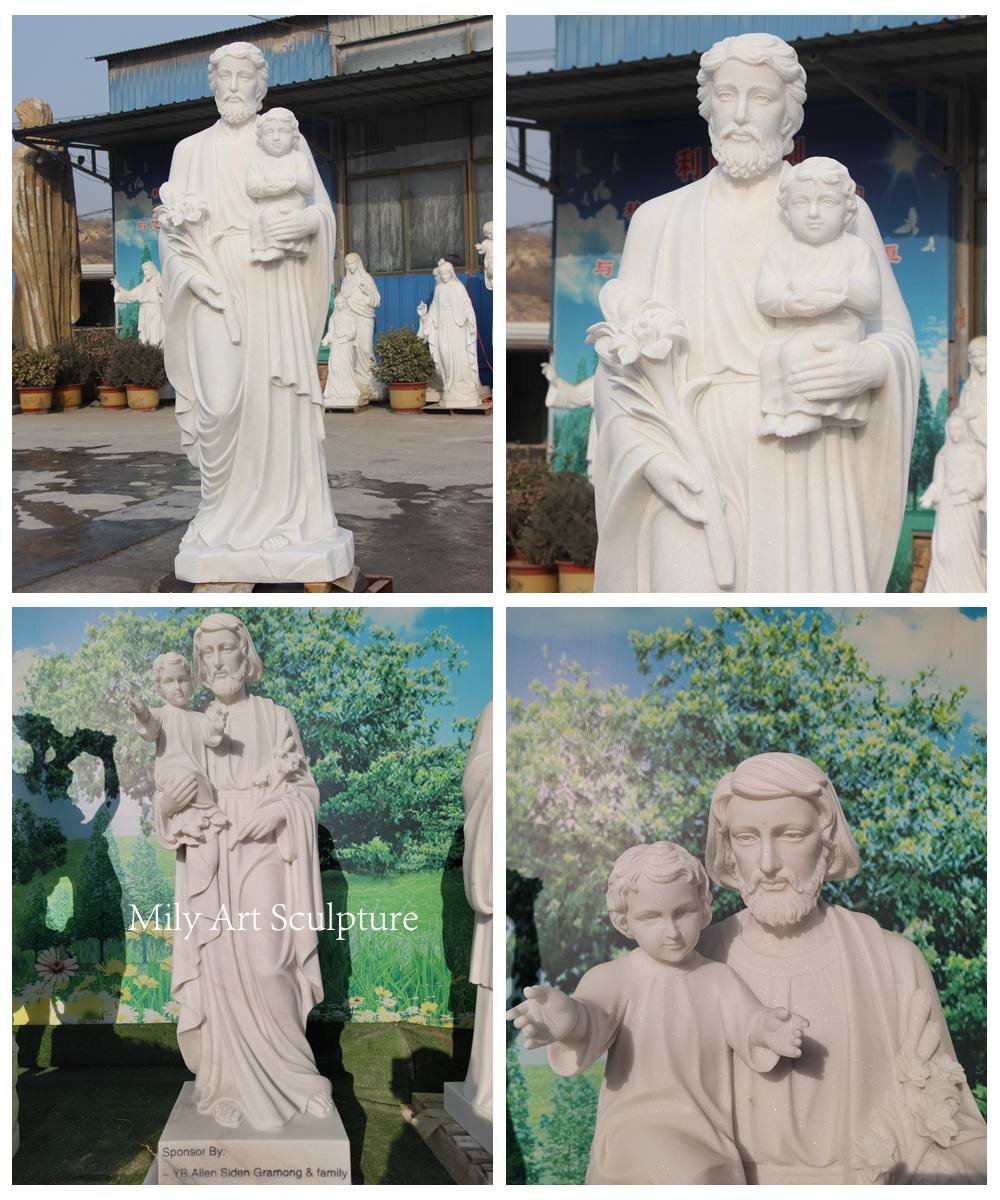 Marble Statues of Saint Joseph