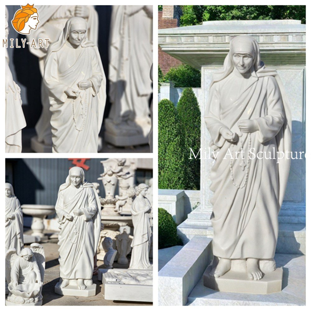 Famous Saint Teresa of Lisieux Marble Saint Sculpture