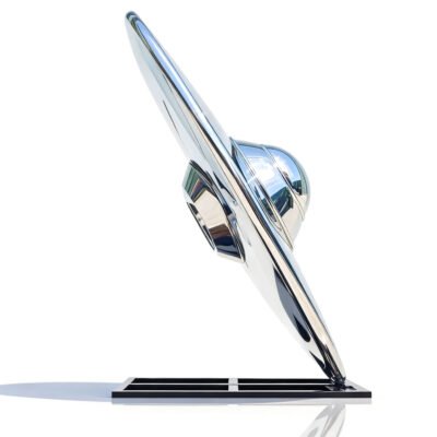 Custom Stainless Steel Metal UFO sculpture