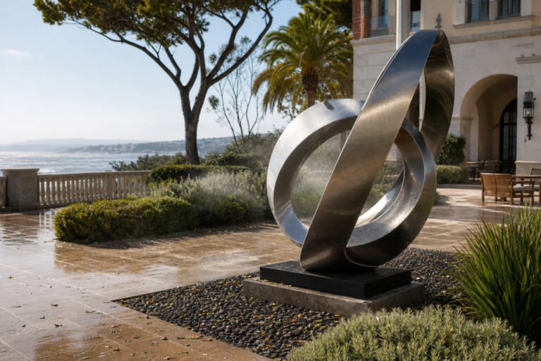 Site environment risks for outdoor metal sculptures