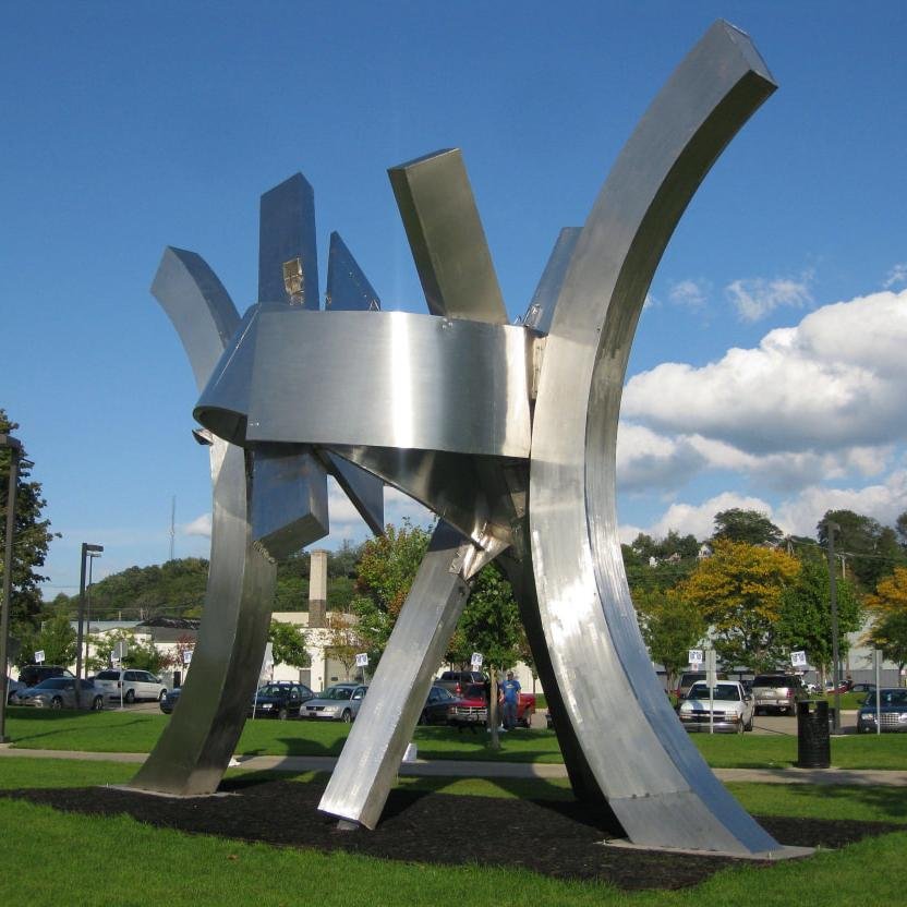 Custom Large Metal Brutalist Sculpture MLSS-268 Custom large metal brutalist sculpture