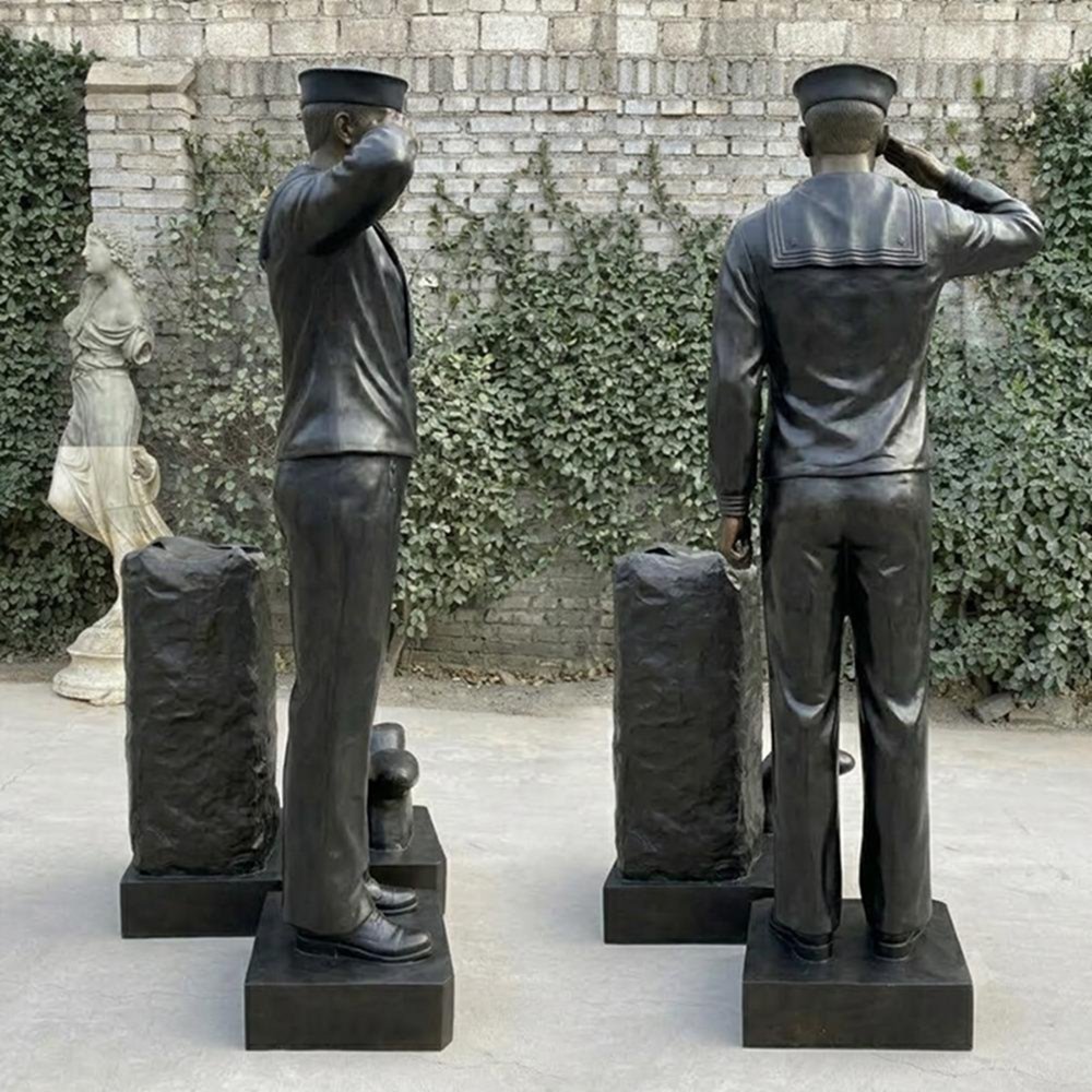 Casting Bronze the Lone Sailor Statue Casting bronze the lone sailor statue