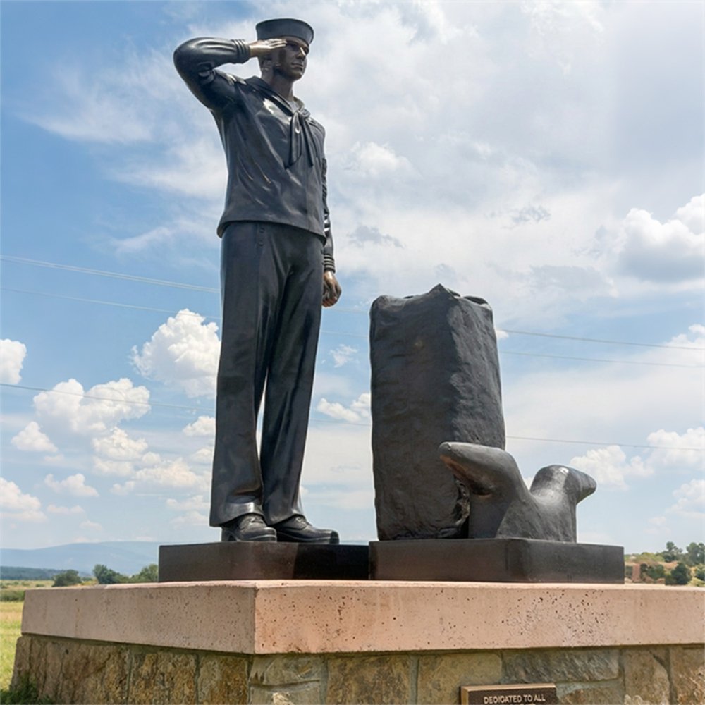 Casting Bronze the Lone Sailor Statue Casting bronze the lone sailor statue