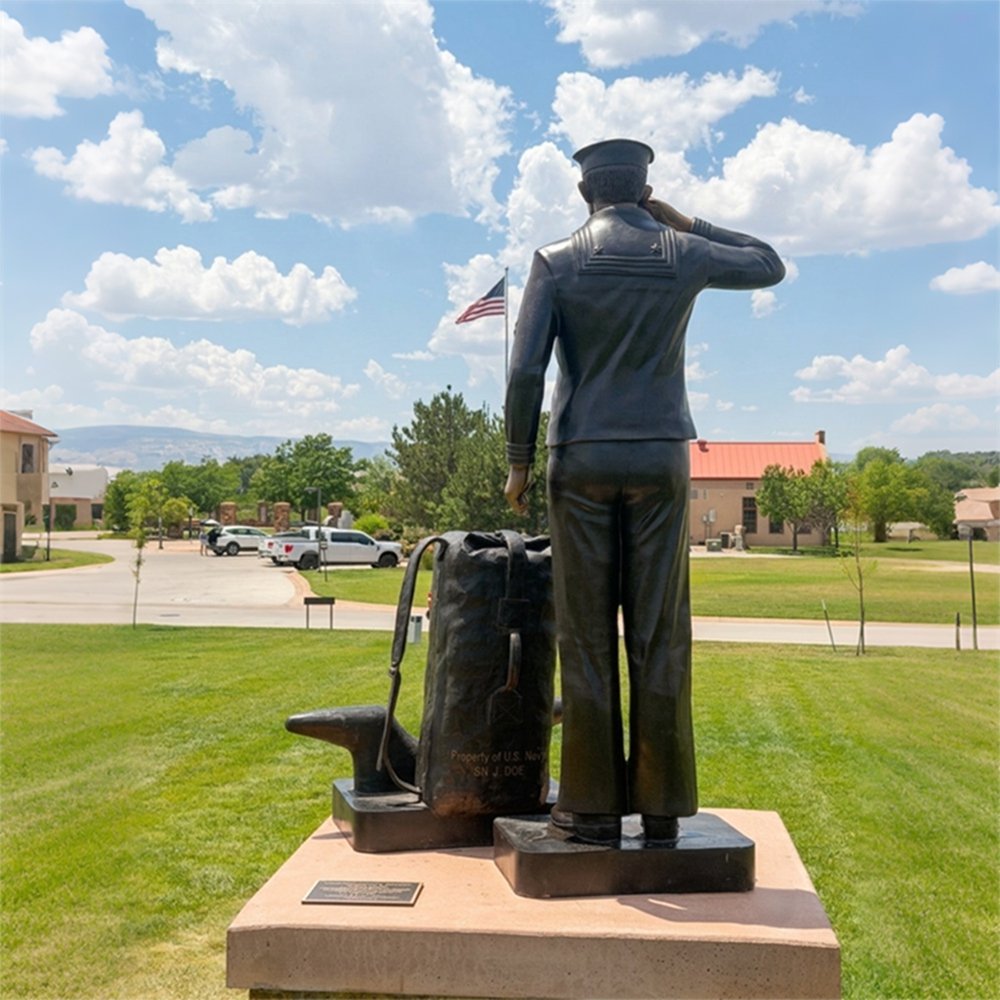 Casting Bronze the Lone Sailor Statue Casting bronze the lone sailor statue