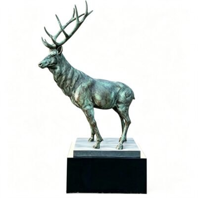 Famous Life-Size Bronze Stag Sculpture