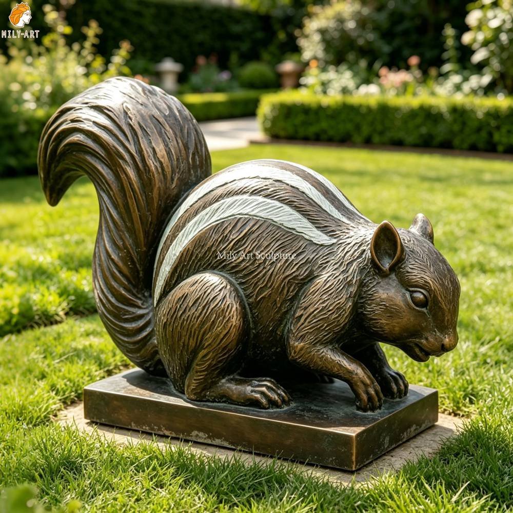 Bronze Garden Chipmunk Statue for Sale MLBS-396