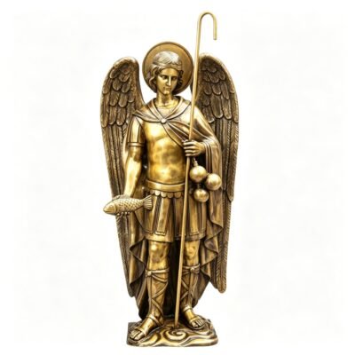 Saint Raphael the Archangel Bronze Sculpture