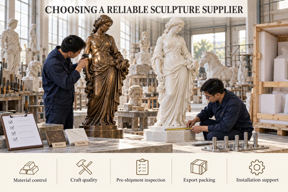 Bronze vs Marble Statues: Outdoor Use, Care & Total Cost Bronze vs Marble Statues supplier selection and quality control